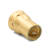 Kemppi W011483 Contact Tip Adapter Brass M10x1 - 5 Pack