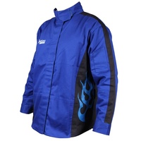 5 x Medium Weldclass Proban Welding Jacket - PROMAX BLUE FLAME FR