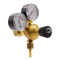 COBRA CO2 Regulator with 6mm Barb - Twin Gauge Brewers Reg