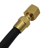 1m Inert Argon Gas Hose 5mm with 5/8 UNF Reusable Fittings