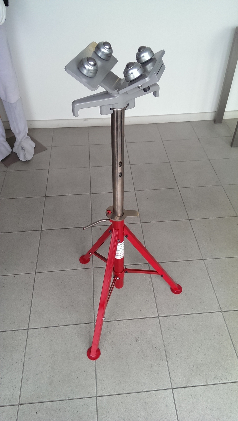 Welding Pipe Stand roller head Folding Sumner style SWL 1200kg Jack