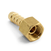 1/4 BSP Nut and Tail Brass Barb fitting for 5mm Hose - Fits Lincoln Powercraft 200M K69074 - 1 Each