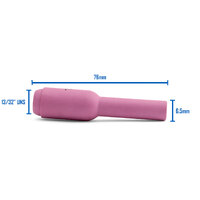 TIG Ceramic Cup / Nozzle #4 LONG - 5 Each - WP 17 | 18 | 26 Alumina