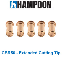 Extended Cutting Tip for VIPER CBR50 & LT50 & CB50 Plasma torch - 5 Pack