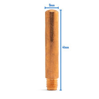 Tweco #5 Style 15HF116 1.6mm for Flux Core Wire MIG Contact Tips - 10 Each