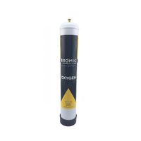 1 x Bromic 1.56 litre Disposable Oxygen Gas Bottle - 12mm Thread 400300 - Made in Italy