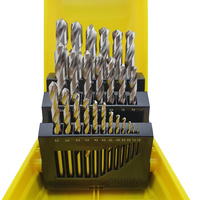 Bordo 25 piece Metric 1mm - 13mm Bright HSS Jobber Drill Bit Set in ABS Plastic Case