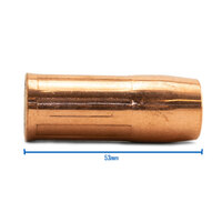 TWECO #1 Style 21-62F MIG Gas Nozzle / Shroud 13mm - 40 Each
