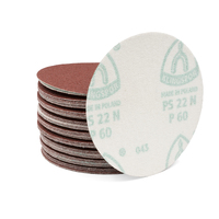 Klingspor 125mm Velcro Backing Sanding Disc Pad PS 22 K  5" 60 Grit - No Dust Holes - 50 Each