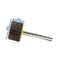 Klingspor KM 613 80 Grit Abrasive Mop for Stainless Steel 25 x 15 x 6mm - 10 Each
