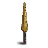 Bordo 3 Piece Metric Savage HSS TiN Coated Step Drill Set 4mm-30mm