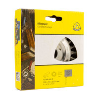 Klingspor 125mm x 14mm x 22.23mm Twist Knot Mild Steel Wheel Brush - 1 Each