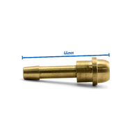 3/8 BSP Nut with 6mm Barb - Left Hand Thread - 1 Each