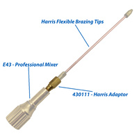 Harris Adaptor for Gas Mixer TH119 to Suit Flexible Brazing Tips - 430111 