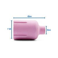 WP-17 | 18 | 26 | 9 | 20 TIG Ceramic Cup / Nozzle #6 Large Diameter Gas Lens - 10 Each