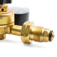 Harris 601 LPG Regulator / Flow meter Twin Gauge