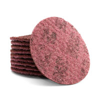 3M Scotch-Brite Maroon Medium Surface Conditioning Disc - 100mm x 16mm - 100 Each