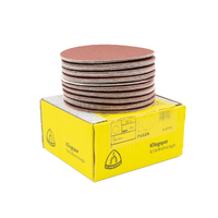 Klingspor 125mm Velcro Backing Sanding Disc Pad PS 22 K  5" 80 Grit - No Dust Holes - 50 Each