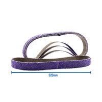 3M Cubitron 3 40 Grit File Belt 20mm x 520mm - 33484 - 10 Pack