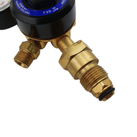 Harris 730Z Argon Regulator 0-30LPM - Vertical Inlet