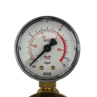Harris 730Z Oxygen Regulator - 0-1000KPA - Side Inlet 