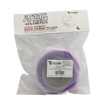 Purple Silicone Purge Plugs (4.5" Pipe / 5" Tube) - TIG Aesthetics by Ticon - Pack of 2