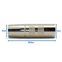 Kemppi MMT25 Nozzle With Insulating Ring φ14*60.5 - 5 Each