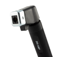 200A Electrode Holder and Lead - 3 Meter - 10-25 Small Plug 