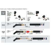 CK FlexLoc TIG Torch Body with Handle - Gas Cooled FLTBA