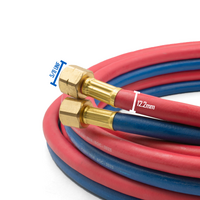 BOC 5 Metre Oxy Acetylene Twin Hose - 5/8 UNF Fittings