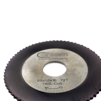 10 x HSS Cutting Saw Blade - 68mm x 1.6mm - TIALN Coated 72 Teeth