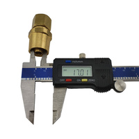 1 x 10mm Hose Connector, Right Hand (Oxygen), reusable - LP137
