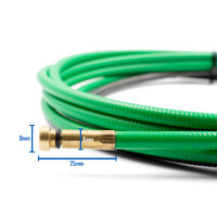 4 Meter Binzel Style MIG Liner Steel 2.0mm to 2.4mm - 1 Each