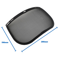 Brow Guard with Wire Mesh Screen Shield - Head and Face Protection 