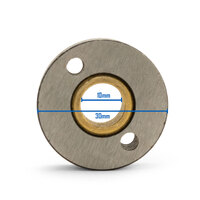 MIG Drive Roller Gear 0.9/1.0mm Knurled 30mm x 10mm x 12mm