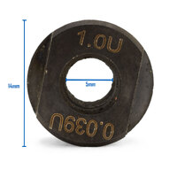 UNIMIG U groove Aluminum Roller 1.0mm for Push Pull Gun