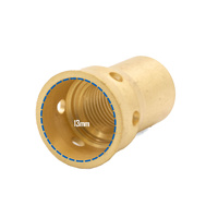 Kemppi W011483 Contact Tip Adapter Brass M10x1 - 5 Pack