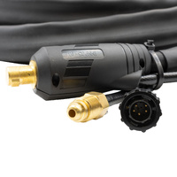 Cigweld WP26 180 Amp 8 Meter Tig Torch 8 pin plug to suit Weldskill - Dinse 35-50