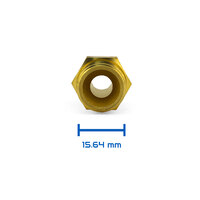 5/8 UNF Left Hand Hose Joiner for Fuel