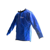Large Weldclass Welding Jacket - PROMAX BLUE Leather