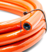 1 Meter LPG Gas Hose 8mm No Fittings - Orange Welding Cooking Hose Stove