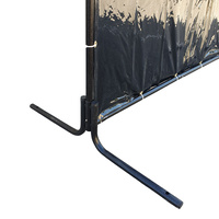 COBRA 1.8 x 1.8m Green Welding Curtain / Screen and Heavy Duty Tube Frame Combo
