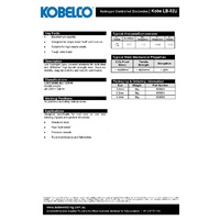 Kobelco LB52-U 3.2mm x 5 Kg E7016 Low Hydrogen Stick Electrodes