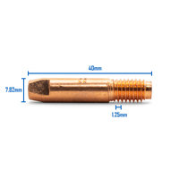 ESAB Style MIG Contact Tips 0.9mm x M8 - 10 pack