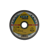 Klingspor 125mm 5" x 1.0mm Cutting Disc - Box of 25 - Inox A 60 TZ