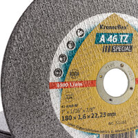 Klingspor 180mm x 1.6mm x 22.23mm Cutting Disc Inox A 46 TZ - 50 Each