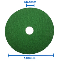 Box of 100mm Ceramic Resin Fibre Sanding Disc - 25 Pack - 60 Grit Pad