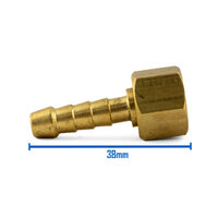 1/4 BSP Regulator Brass Barb Fitting for 5mm Hose