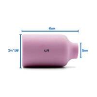 TIG Ceramic Cup / Nozzle #5 GAS LENS - 2 Each - WP-17 /18 / 26 