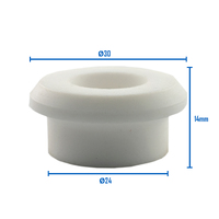 TIG Insulator LARGE DIAMETER GAS LENS - 40 Pack WP9 | 20